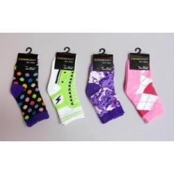 Girls Crew Socks Assortment Size 2-4